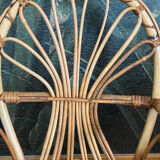 Vintage children's rattan armchair, rattan chair