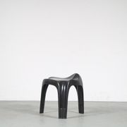2000s Black “Casalino” stool by Alexander Begge for Casala, Germany