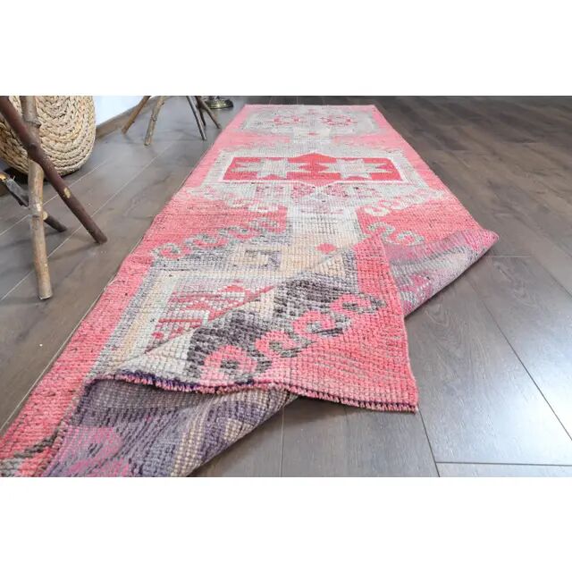 Turkish Vintage Handmade Runner, Kitchen, Stair Runner 88x282