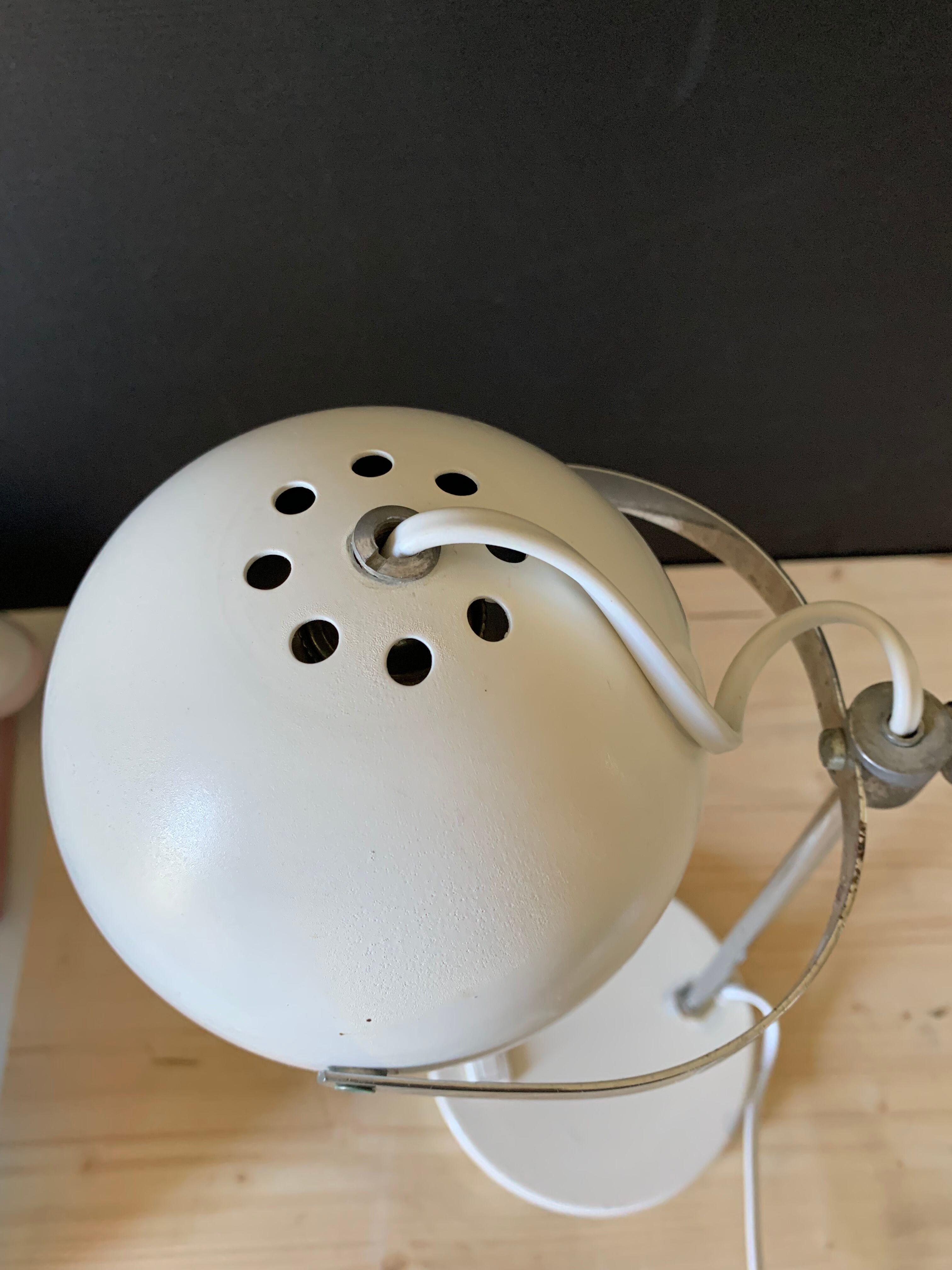 Vintage eyeball lamp