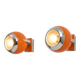 Pair of vintage 70s eyeball wall lights.
