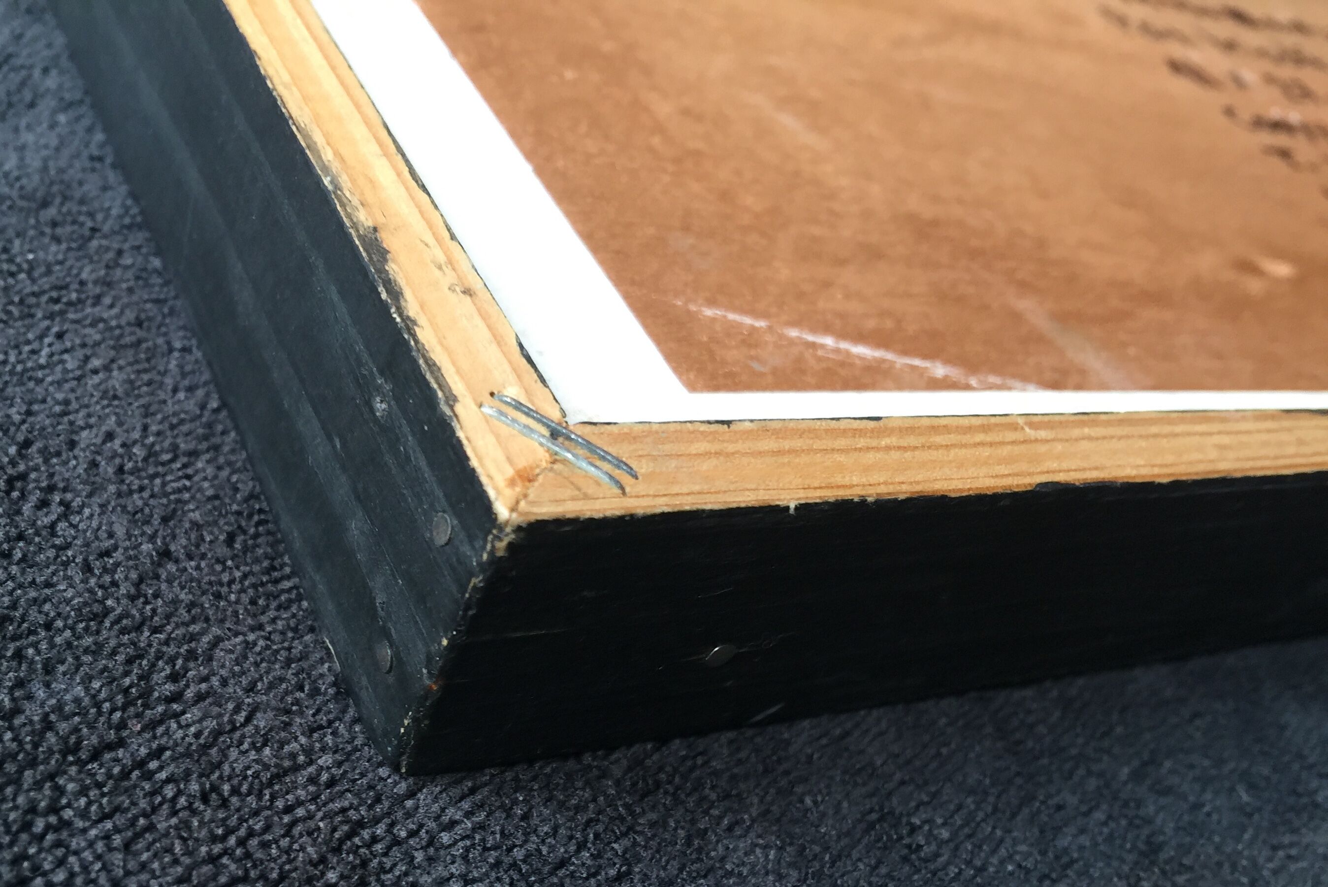 Oil on wood paper "Brioche and Banana" by "T. YOSAKI 05"