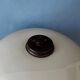 Vintage mushroom floor lamp in brown acrylic glass