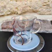 Lot de 4 tasses + sous‑tasses Senseo – Maison du Café – parfait état