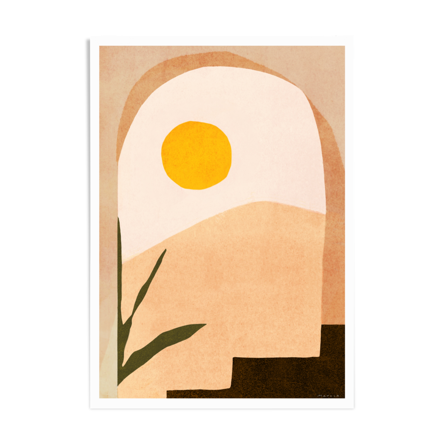 Artwork “Desert Sunset” A2