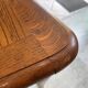 Oak desk, 1 drawer and 1 removable document holder, 1950