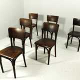 Pub Chairs from Thonet, 1930s, Set of 6