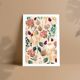 illustration "August Flowers" A4