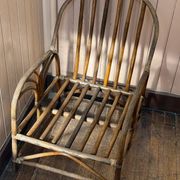 Rattan armchair