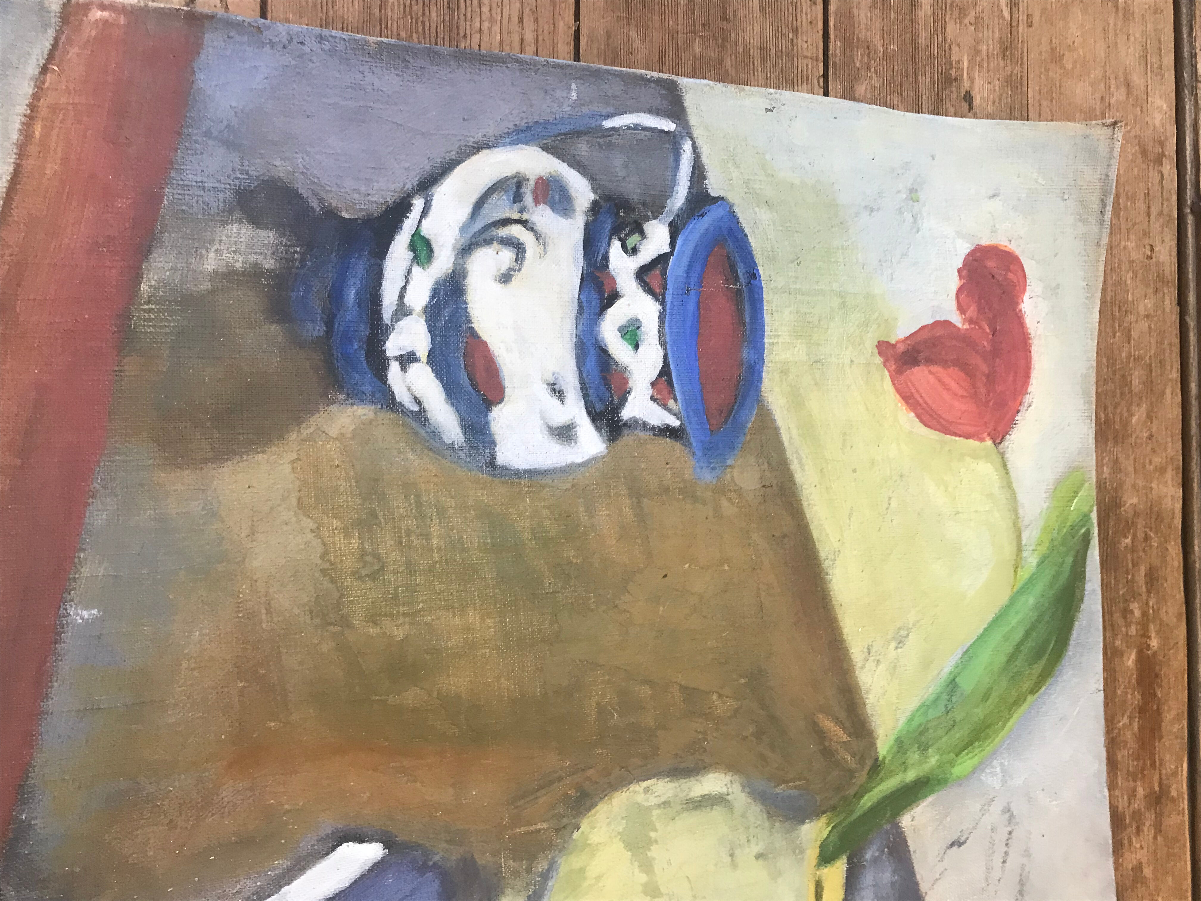 Peinture huile nature morte