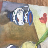 Peinture huile nature morte
