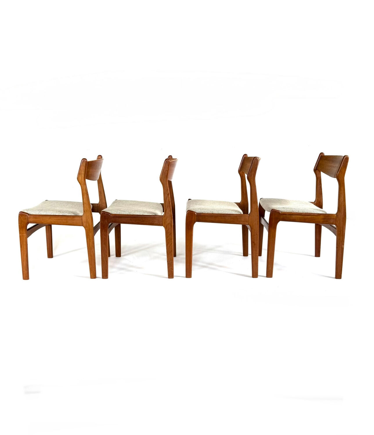 4x vintage Danish chairs