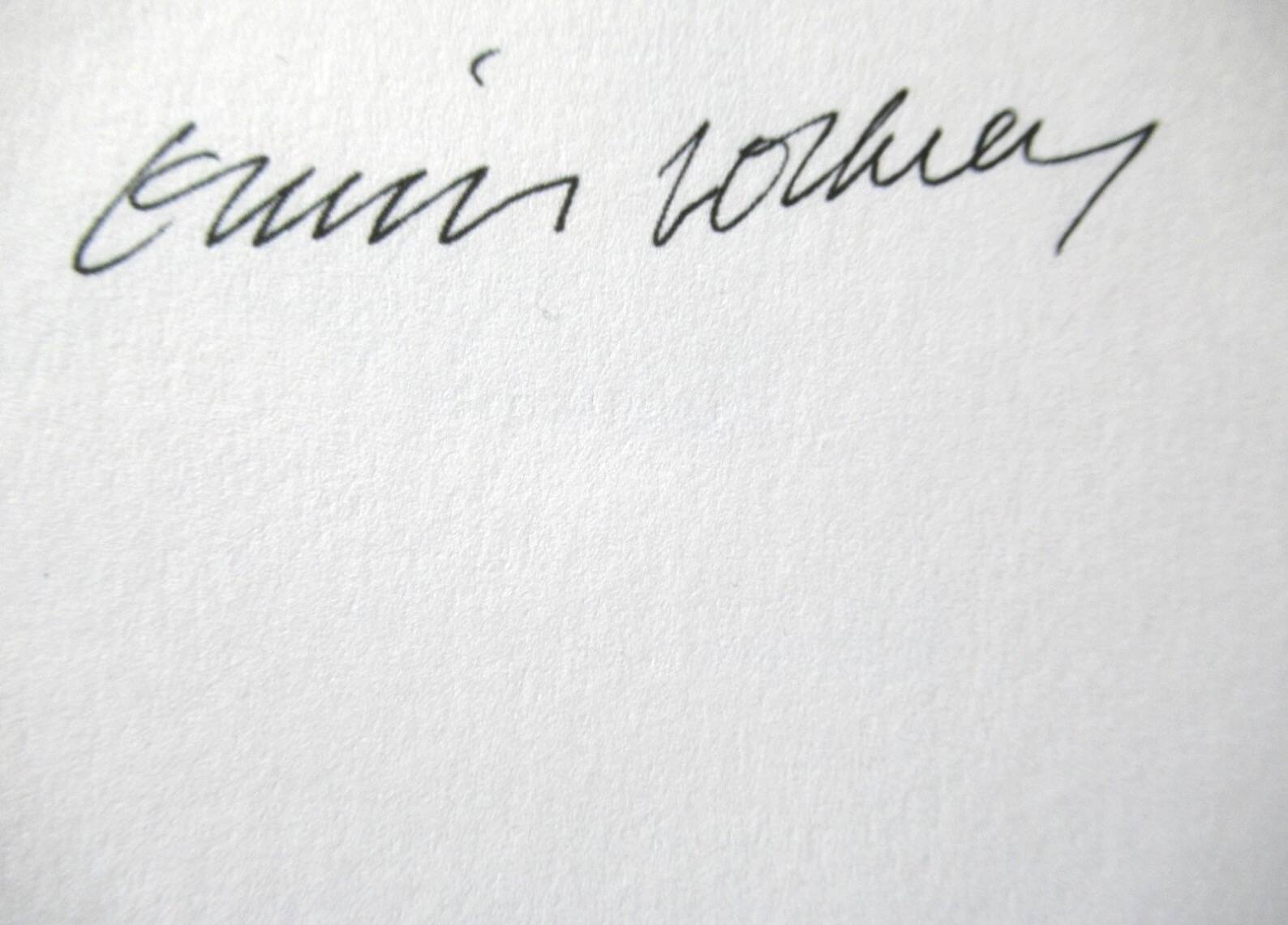 Lithograph by David Hockney, signed and numbered.