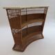 1970s rattan boho freestanding bar