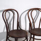 Pair of antique bentwood chairs in Thonet style – Central Europe, circa 1900