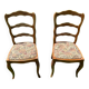 Set of two padded chairs NF France