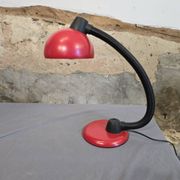 Red designer desk lamp for Hustadt, by Klaus Hempel. 1970s