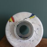 Colored glass lampshade