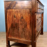 Empire chest of drawers in walnut XIXth century circa 1810