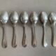 Set of 6 small spoons