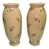 Pair of ceramic vases after Jérôme Massier
