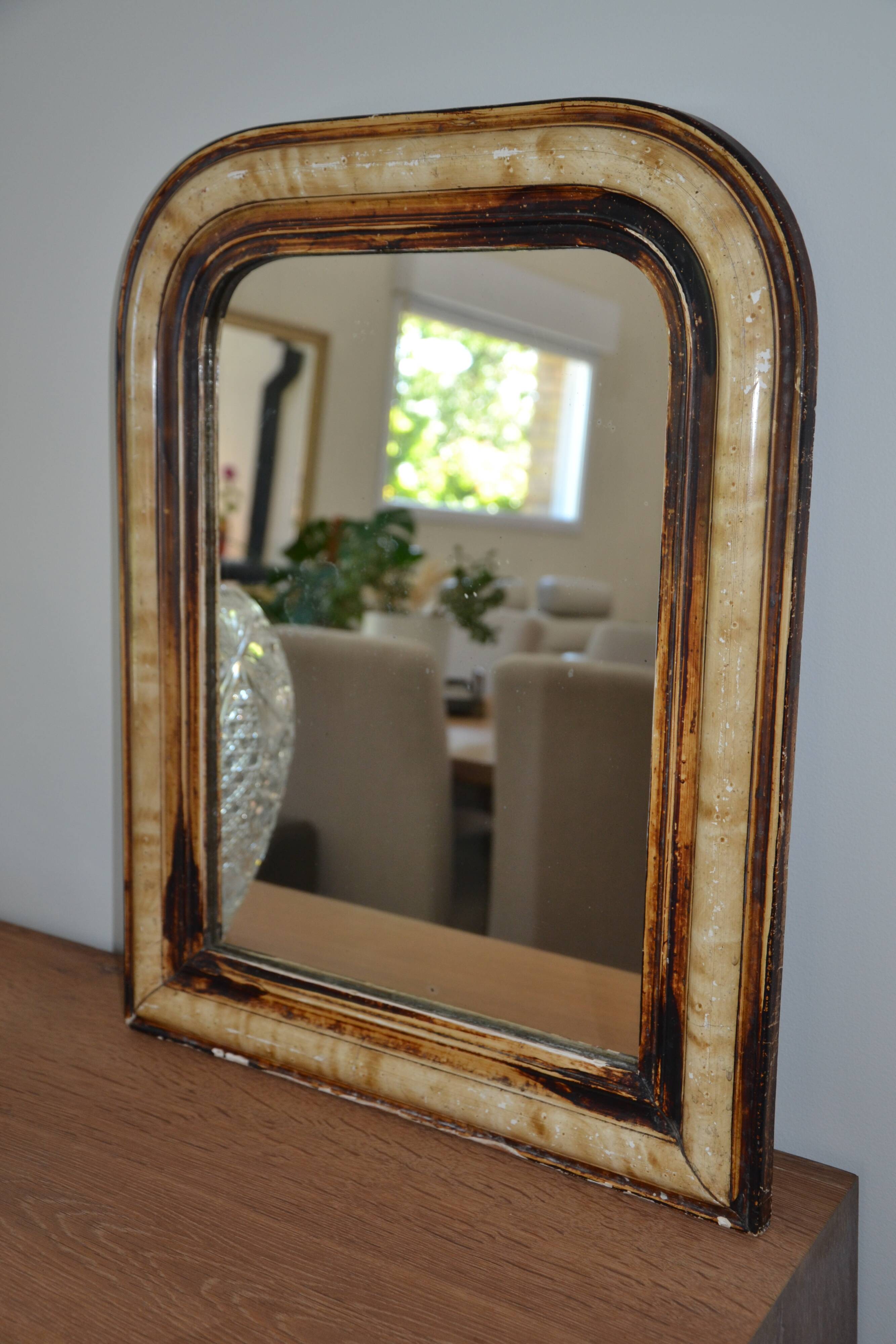 Ancien miroir Louis Philippe 58/47 cm
