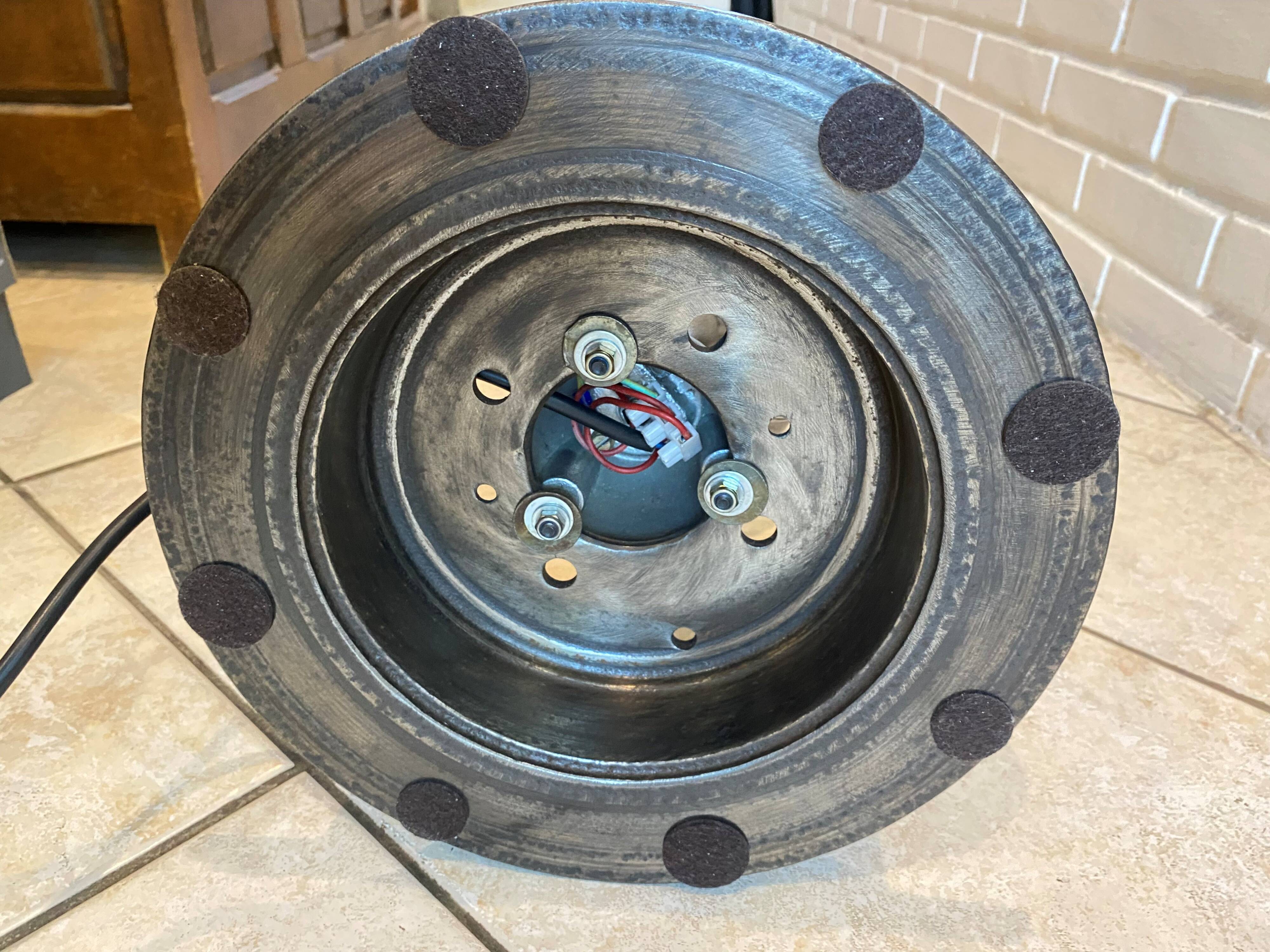 Jielde floor lamp with 5 arms, 40cm, vintage industrial graphite.