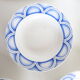 Set de 4 assiettes creuses Sarreguemines motif Arcades