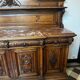 Two-part Renaissance-style buffet - Solid oak & marble, late 19th century