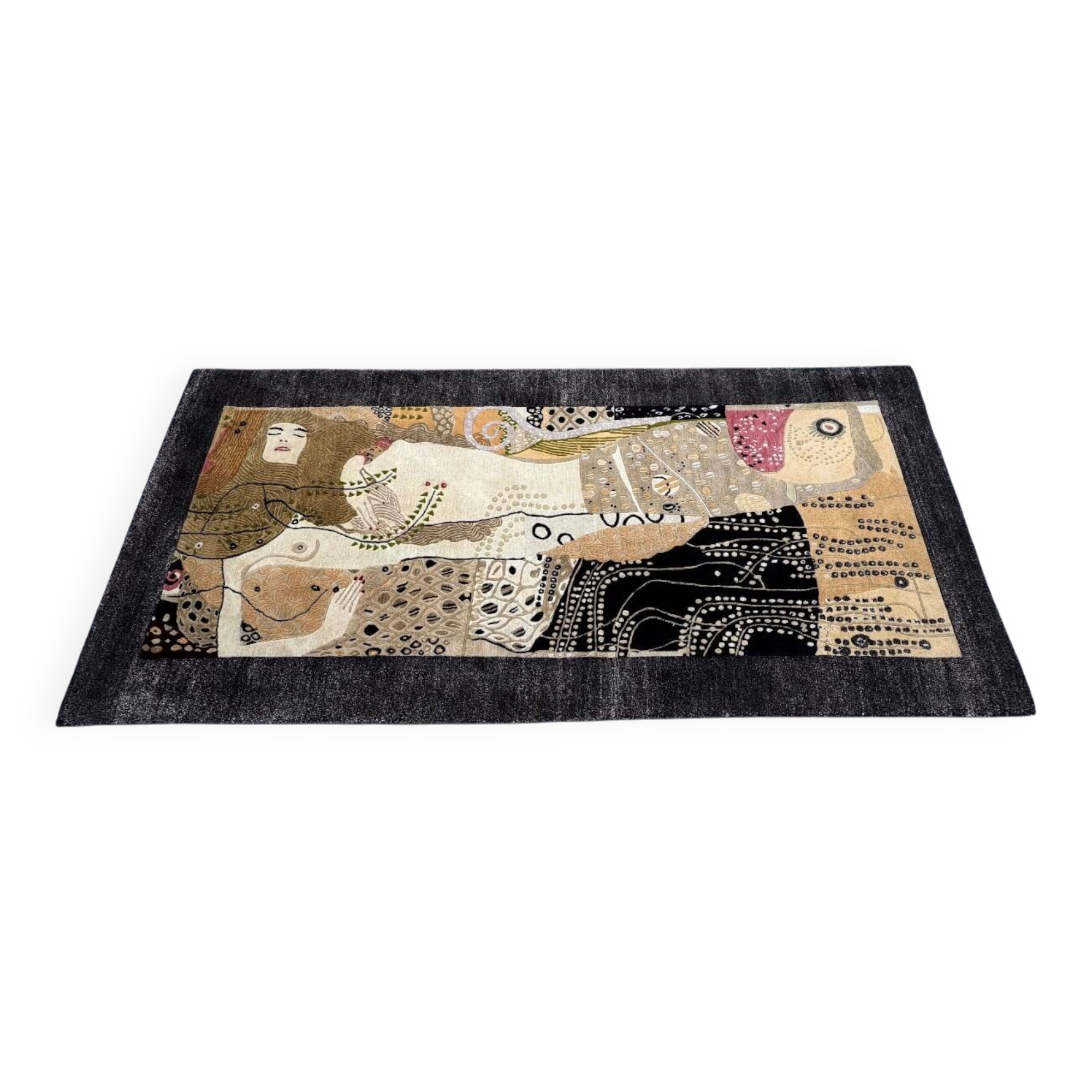Water Serpent Rug by Gustav Klimt. 227x107 cm