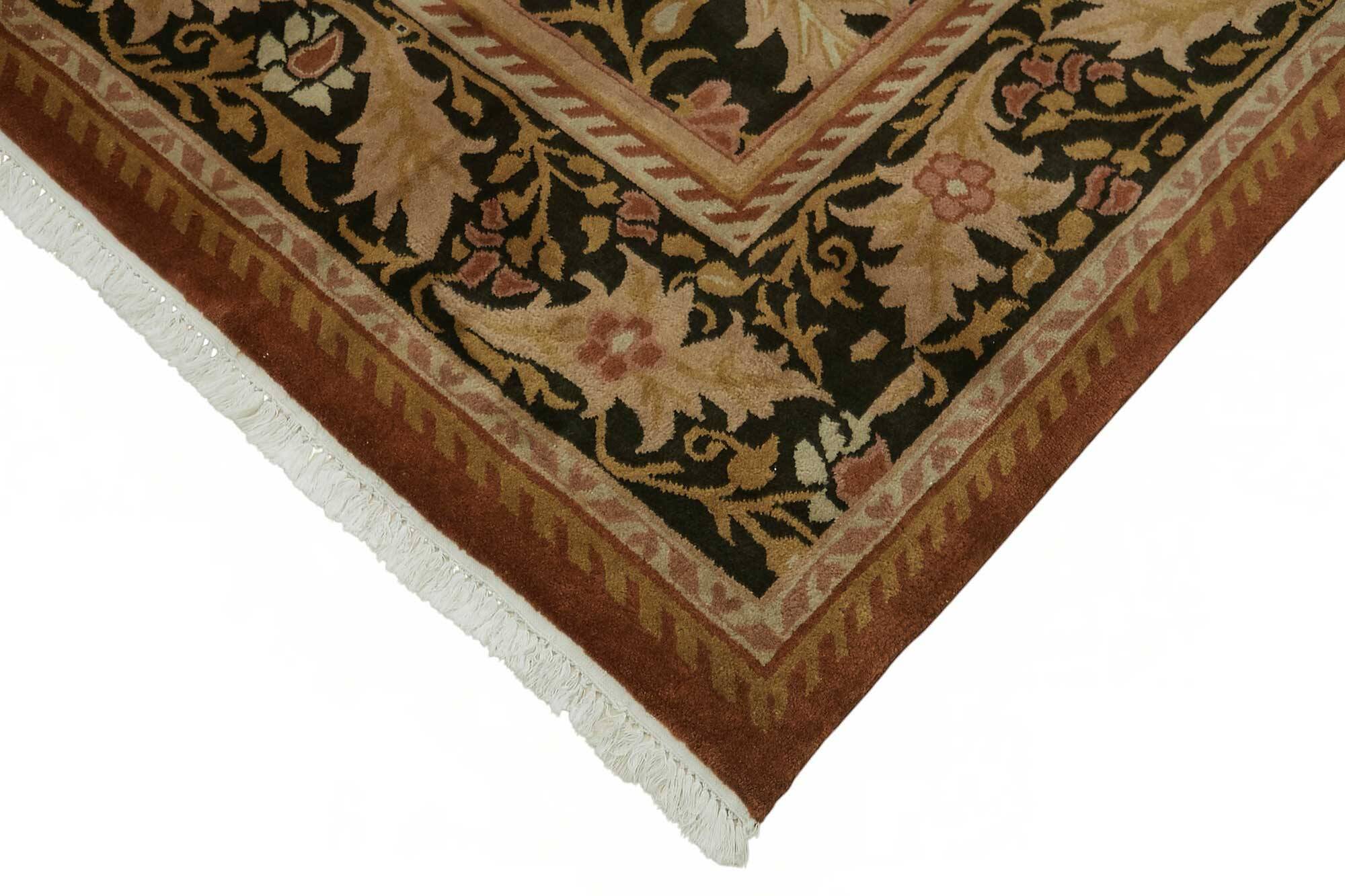 Turkish Handknotted Wool Oushak Rug 268 cm x 360 cm