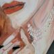Portrait signed painting on canvas