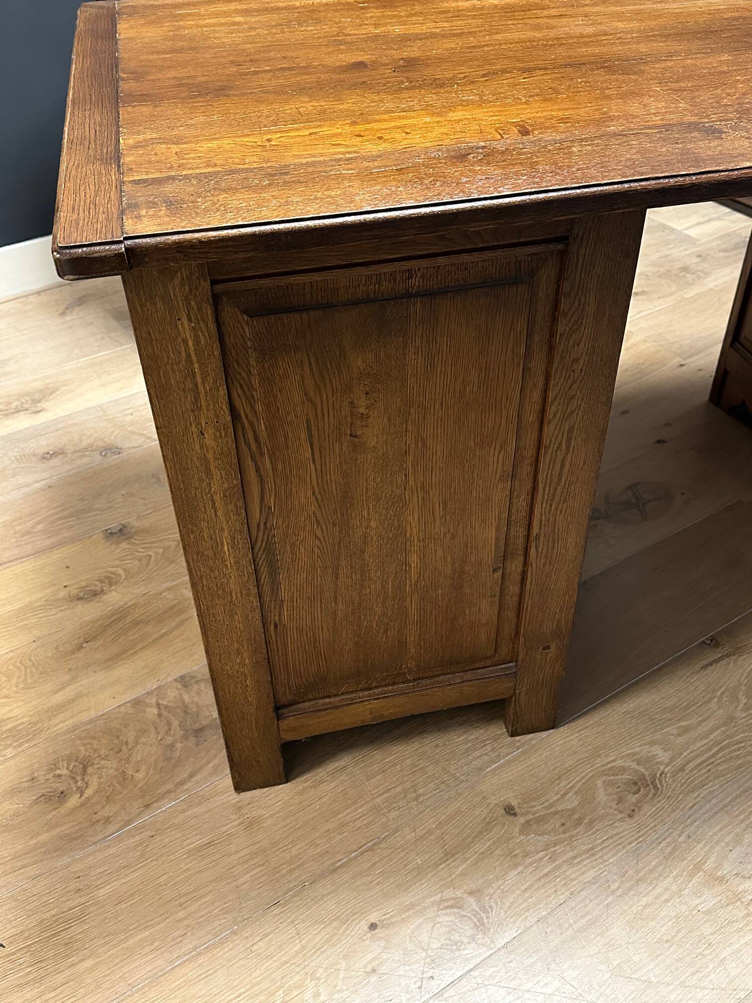 Antique oak desk