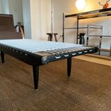 Table basse laquée noire par Georges Tigien,1960s