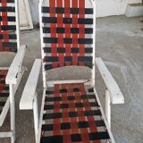 Two Deck Chairs From The Liner France