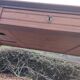 desk, leather top