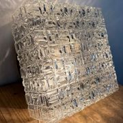 Vintage Glass Wall Or Ceiling Light, 1970s