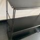 Pair shelves vintage 1960 black string - 49 x 58 cm