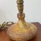 Vallauris stoneware lamp, signed Sesame