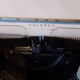 Olympia sf portable luxury typewriter with bag