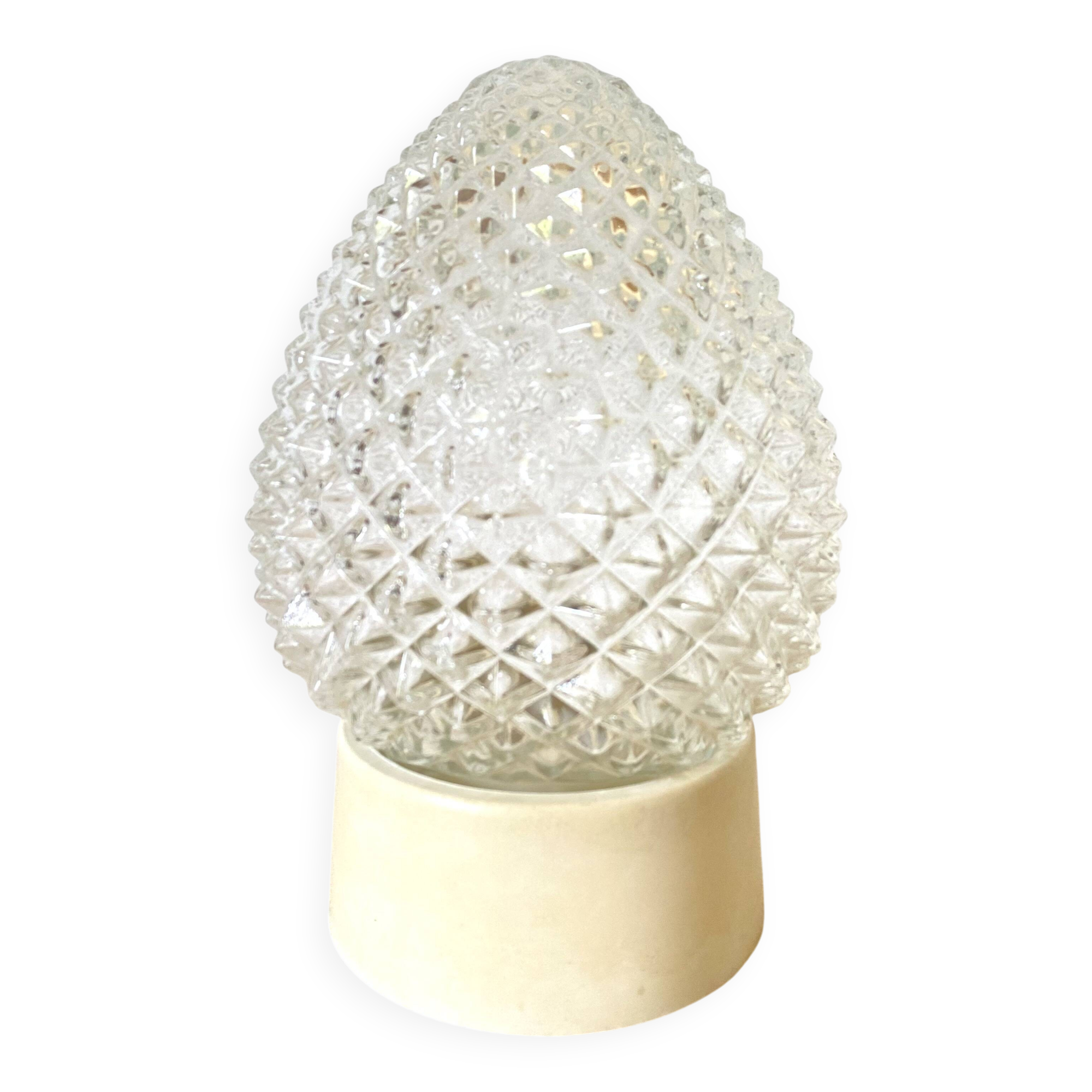 Plafonnier  pomme de pin années 60