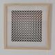 Superb Vasarely "Deep Kinetic" - Light Oak Frame - Ready to hang