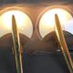 Metalarte - TallerUno by Joan Auger, Large pair of metal and glass wall lights Spain