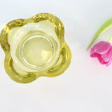 Nice empty yellow crystal pocket, vintage