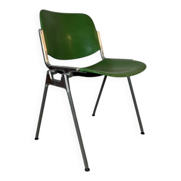 DSC 106 chair Piretti Castelli 1970s vintage Italy green