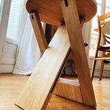 Suzy light wood stools, Adrian Reed, 1970