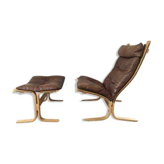 Armchair and stool Ingmar Relling