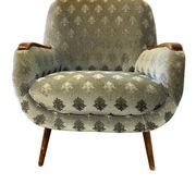Fauteuil cocktail vintage bleu clair / fauteuil / fauteuil une place
