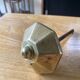 Octagonal brass door handle
