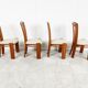 Set of 4 vintage scandinavian dining chairs, 1960s